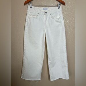 ZARA Women's Wide Leg Jeans High‎ Waisted
